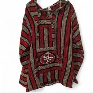 San Francisco 49ers pancho/hoodie XL